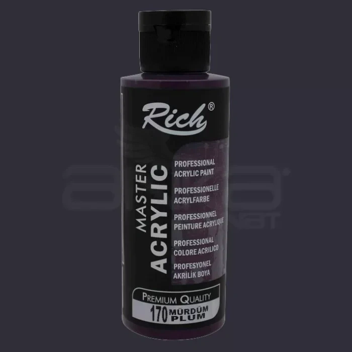 Rich Master Akrilik Boya 120ml 170 Mürdüm