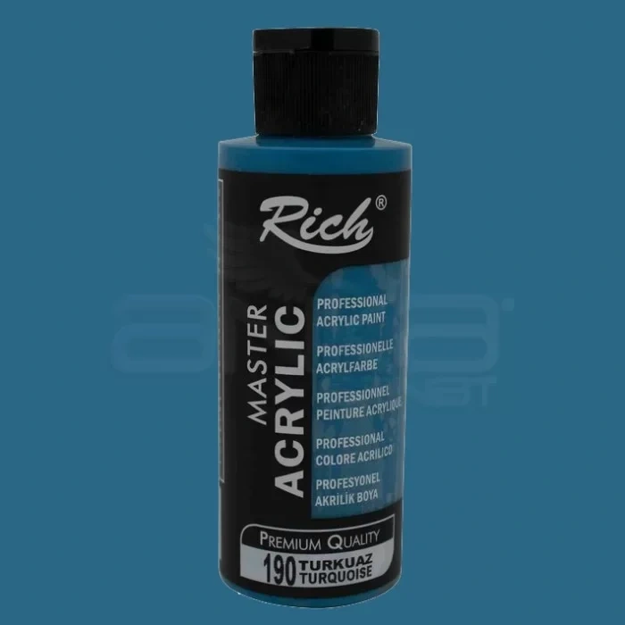 Rich Master Akrilik Boya 120ml 190 Turkuaz