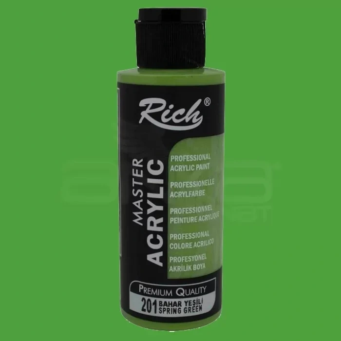 Rich Master Akrilik Boya 120ml 201 Bahar Yeşili