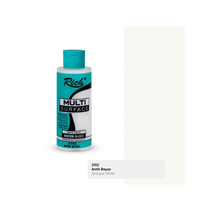 Rıch Multi Akrilik Boya 2102 Antik Beyaz 120 Cc