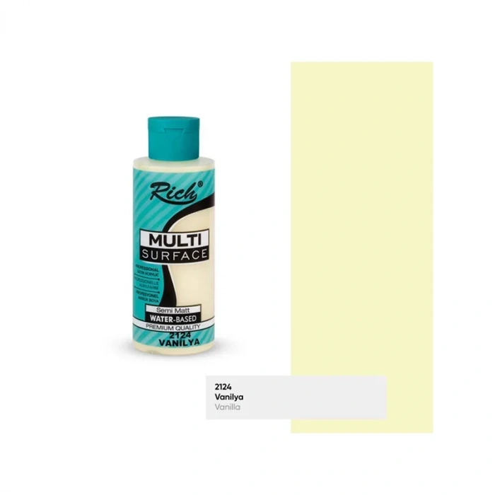 RICH MULTİ AKRİLİK BOYA 2124 VANİLYA 120 cc