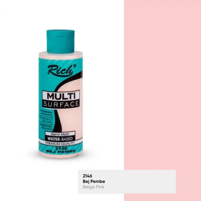 Rıch Multi Akrilik Boya 2146 Bej Pembe 120 Cc