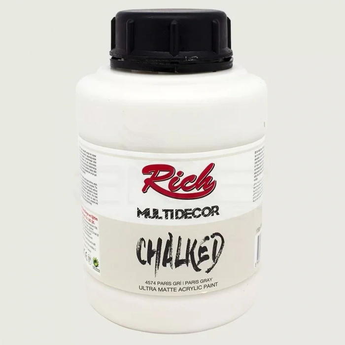 Rich Multi Decor Chalked Akrilik Boya 1750ml 4574 Paris Gri