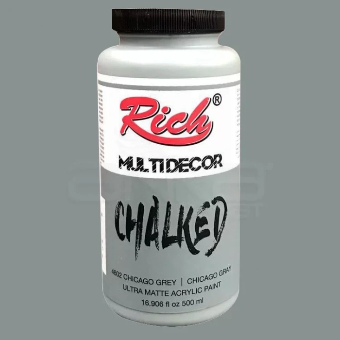Rich Multi Decor Chalked Akrilik Boya 500ml 4602 Chıcago Grey