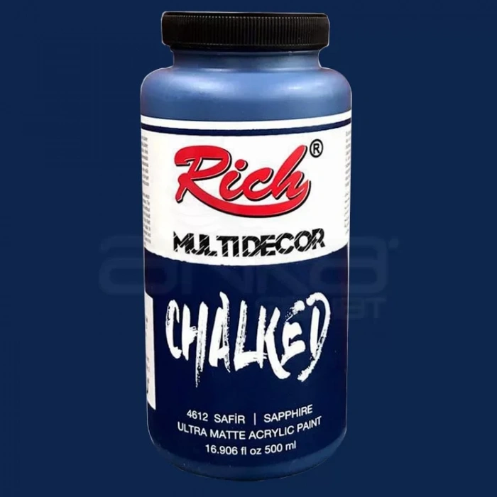 Rich Multi Decor Chalked Akrilik Boya 500ml 4612 Safir