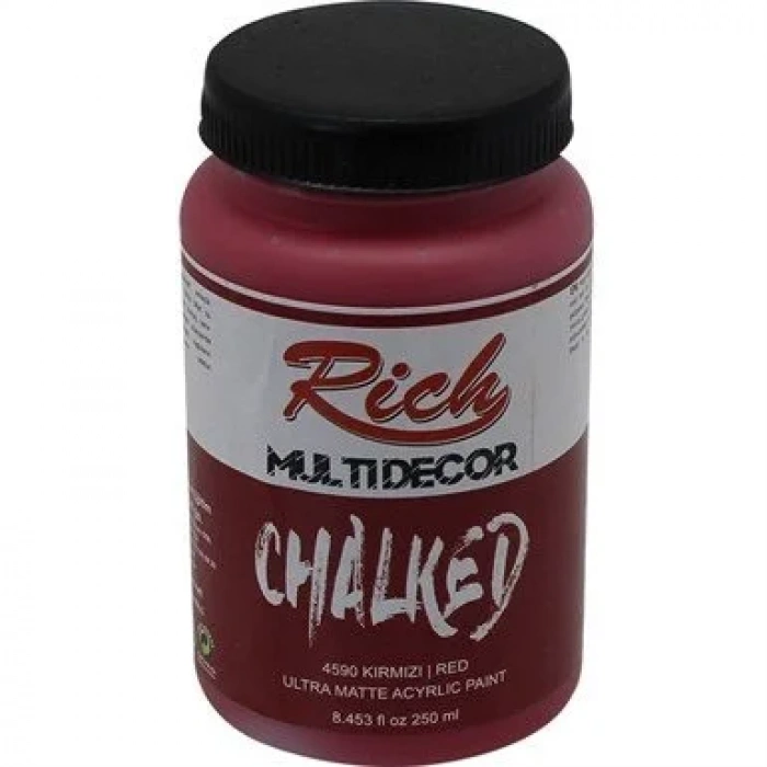 Rich Multi Decor Chalked Boya 250gr 4590 Kırmızı