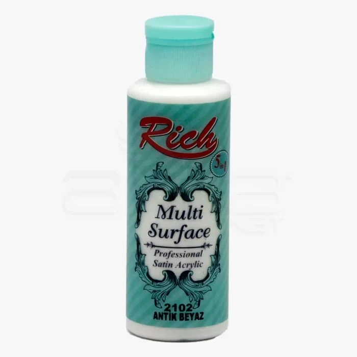 Rich Multi Surface Akrilik Boya 120ml 2102 Antik Beyaz