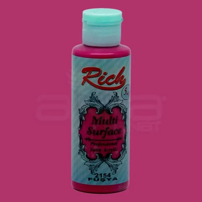 Rich Multi Surface Akrilik Boya 120ml 2154 Fuşya