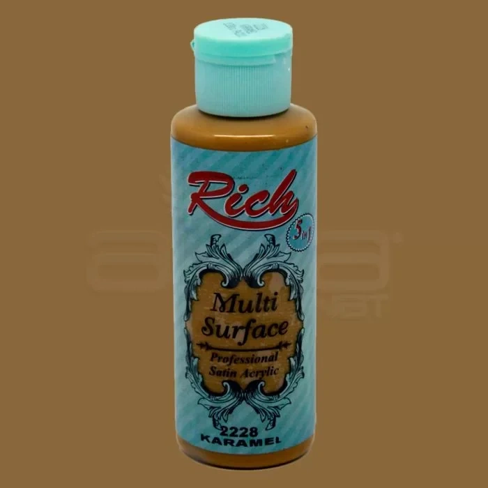 Rich Multi Surface Akrilik Boya 120ml 2228 Karamel