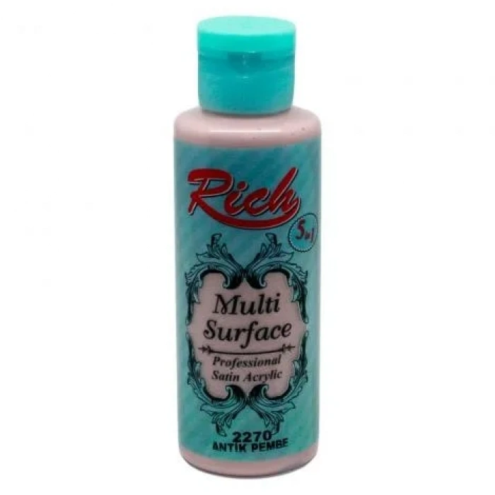 Rich Multi Surface Akrilik Boya 120ml 2270 Antik Pembe