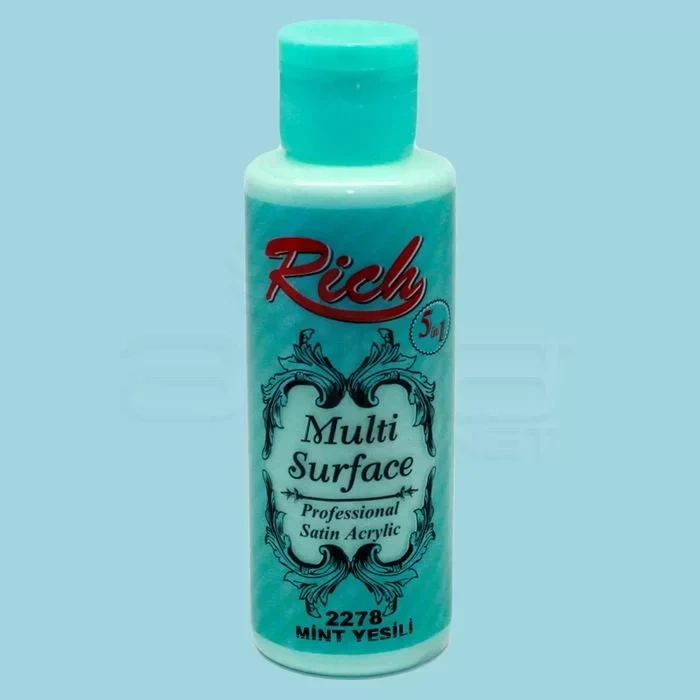 Rich Multi Surface Akrilik Boya 120ml 2278 Mint Yeşili