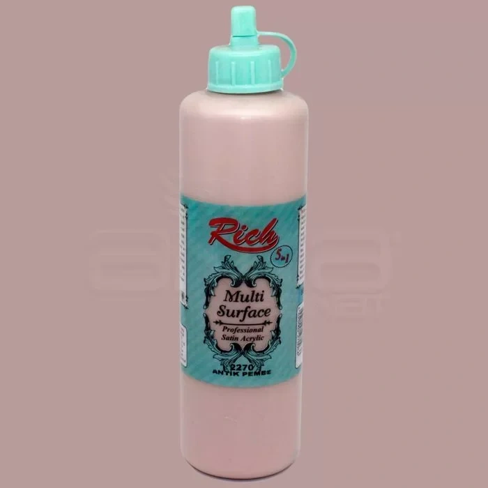 Rich Multi Surface Akrilik Boya 500cc 2270 Antik Pembe