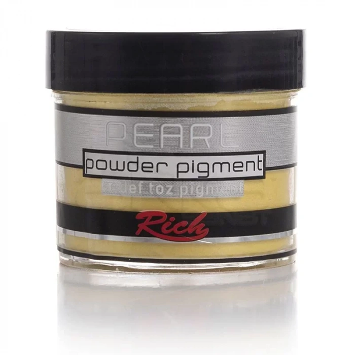 Rich Pearl Powder Sedef Toz Pigment 60cc 11028 Sarı