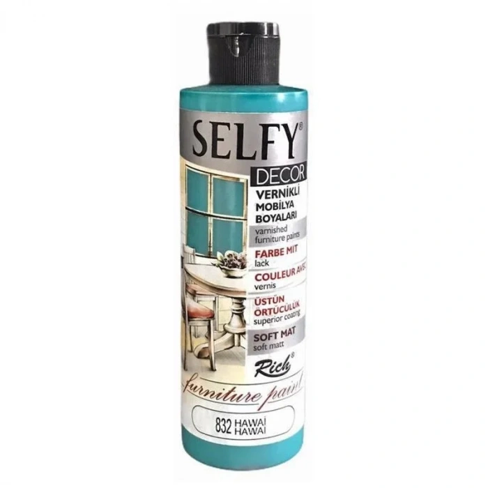 Rich Selfy Decor Vernikli Mobilya Boya 240cc 832 Hawai
