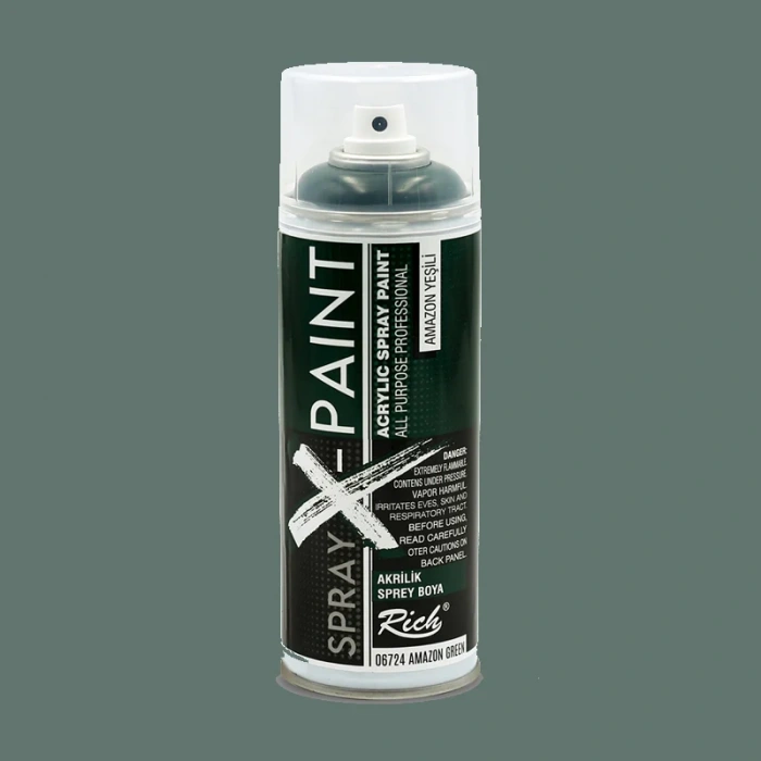 Rich Spray X-paint Akrilik Sprey Boya 400ml Amazon Yeşili