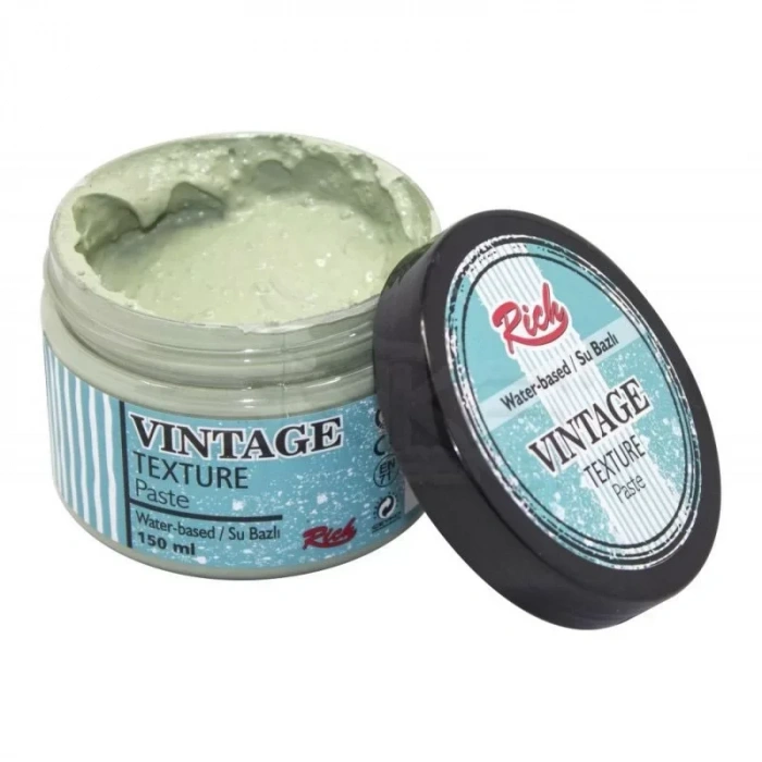 Rich Su Bazlı Vintage Texture Paste 150ml 5116 Antik Yeşil