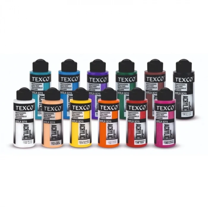 RICH TEXCO EXCELLENT 12 RENK AKRİLİK BOYA 110 cc