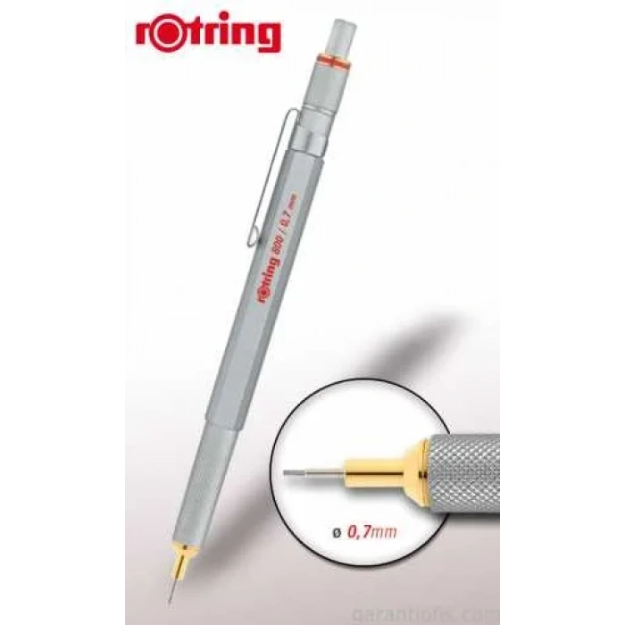 Rotring 800 Krom Mekanik Teknik Çizim Kalemi 0,7mm