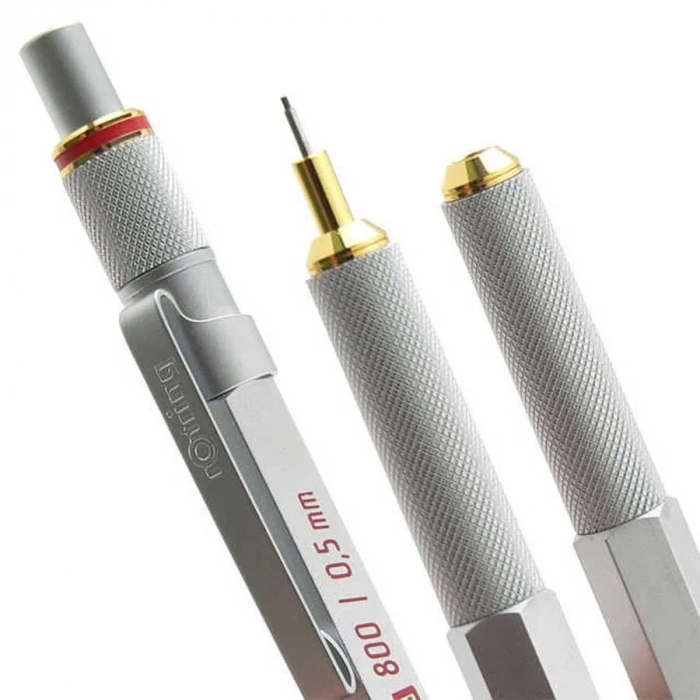 Rotring 800 Uçlu Kalem 0.5 mm Krom
