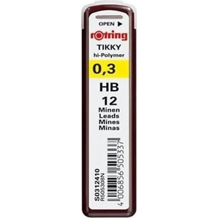 ROTRING MİN HI-POLYMER HB 0.3 MM S0312410
