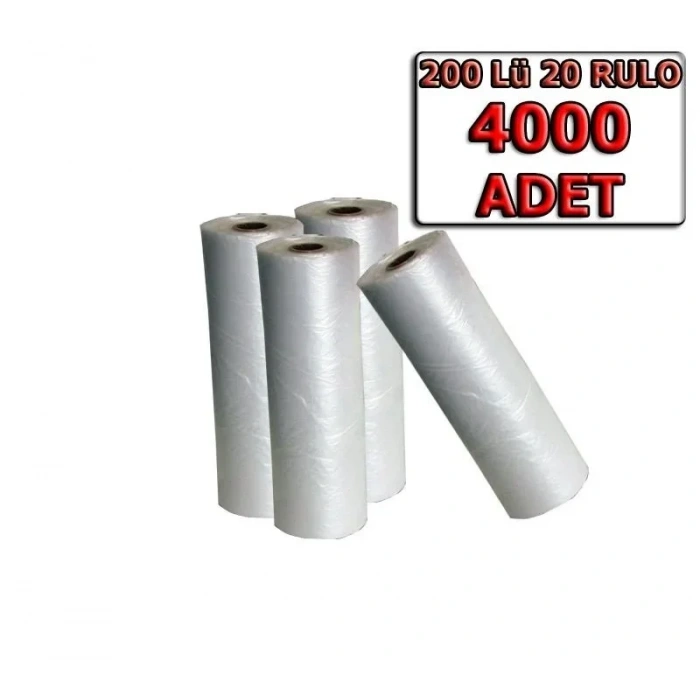Rulo Hışır Poşet Manav Büyük Boy ( 20 Rulo )