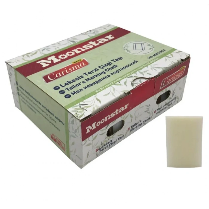Sabun Çizgi Taşı Beyaz 100 Adet / CARISMA-02