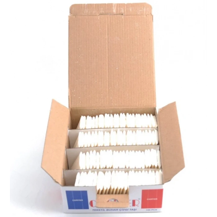 Sabun Çizgi Taşı Beyaz 100 Adet / CARIYER-02
