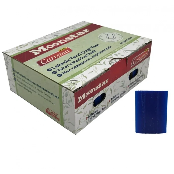 Sabun Çizgi Taşı Mavi 100 Adet / CARISMA-03