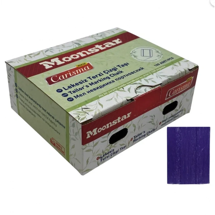 Sabun Çizgi Taşı Mor 100 Adet / CARISMA-07