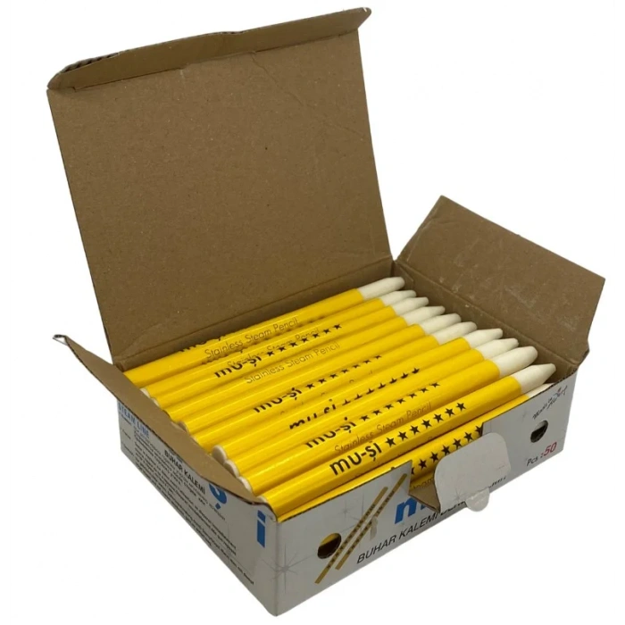 Sabun Kalem Çizgi Taşı Beyaz 50 Adet / MUSI-06