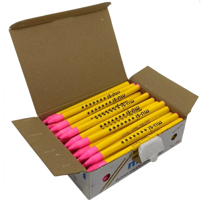 Sabun Kalem Çizgi Taşı Pembe 50 Adet / MUSI-09