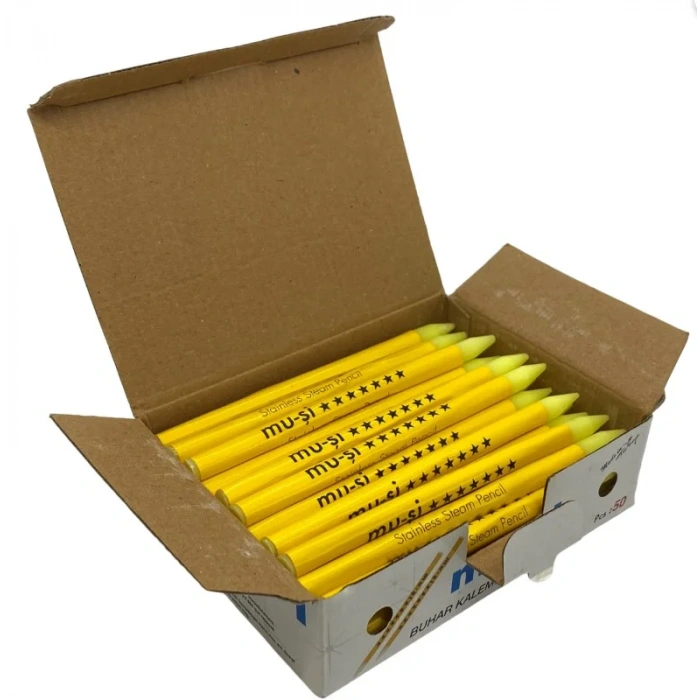 Sabun Kalem Çizgi Taşı Sarı 50 Adet / MUSI-10