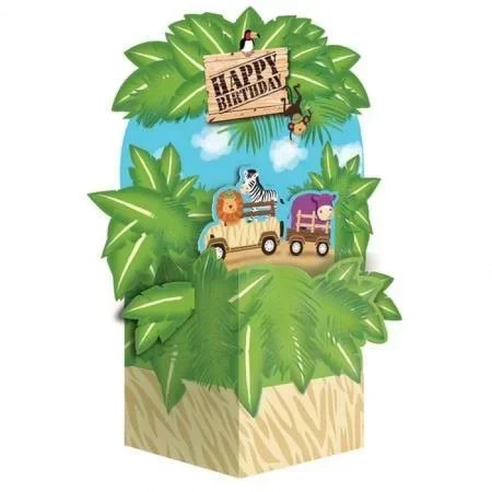 Safari Macerası Masa Orta Süsü