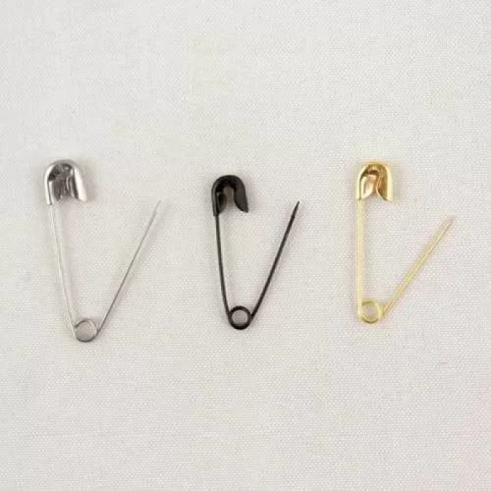 Saip Gümüş Çengelli İğne (22 mm)