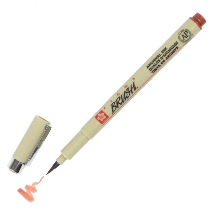 Sakura Pigma Brush 12 Kahverengi Brown