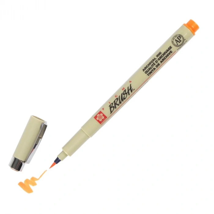 Sakura Pigma Brush 5 Turuncu Orange