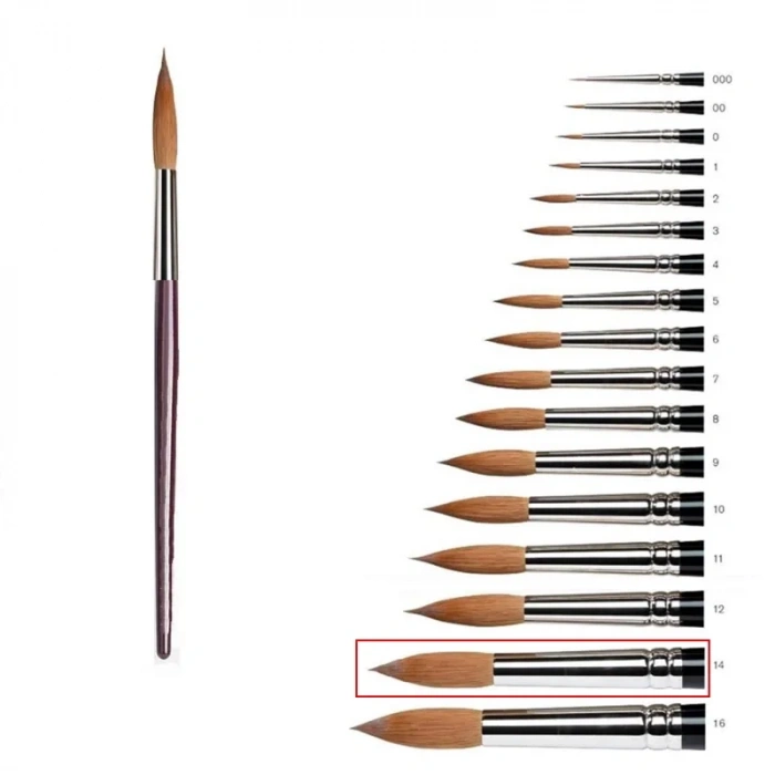 SAMUR 14 No SULU BOYA FIRÇASI