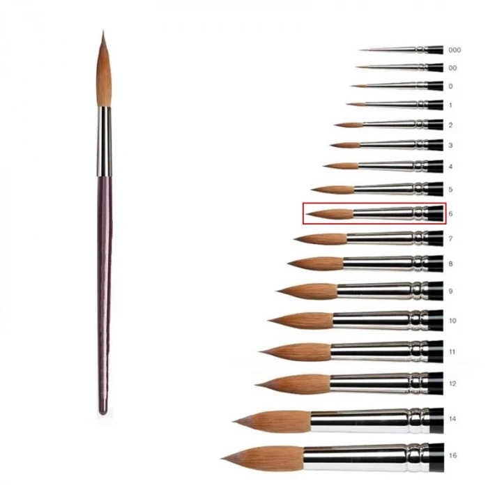 SAMUR 6 No SULU BOYA FIRÇASI