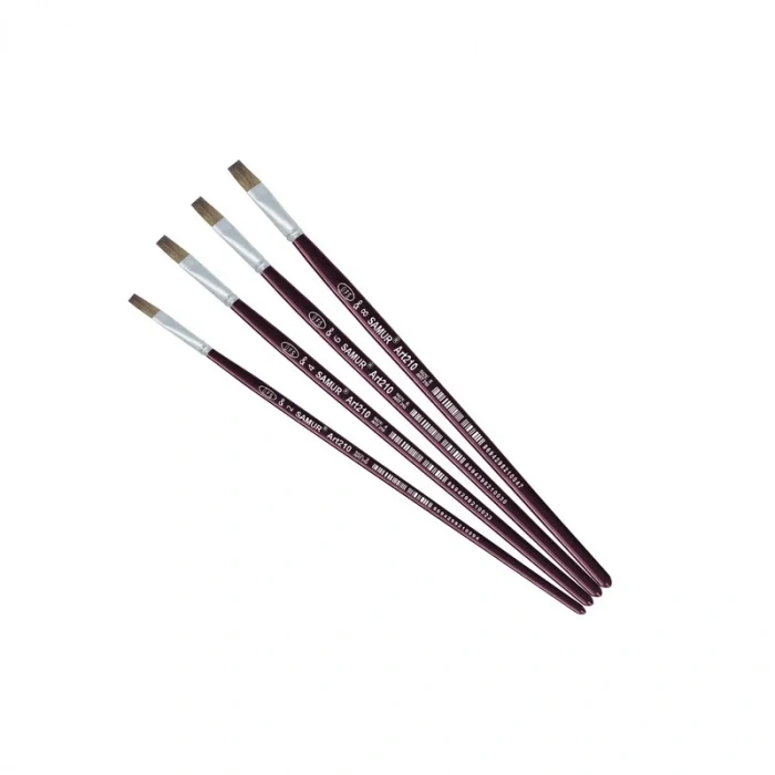 SAMUR ART 210 2-4-6-8 NO YAĞLI BOYA FIRÇASI 4 LÜ SET