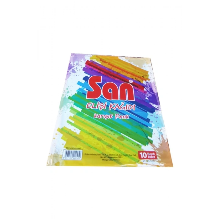 San Elişi Kağıdı A4 10lu