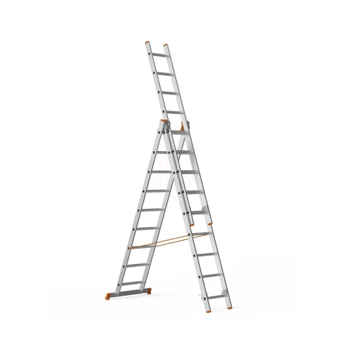 Saraylı A Tipi Endüstriyel Merdiven 3x9 Basamaklı 741 Cm