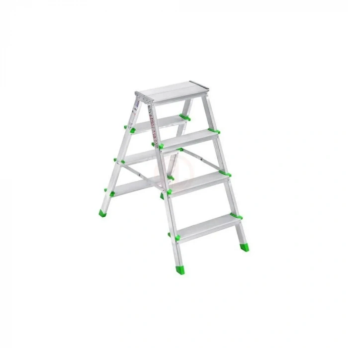 Saraylı Alüminyum Çift Taraflı Merdiven 4+4 Basamaklı