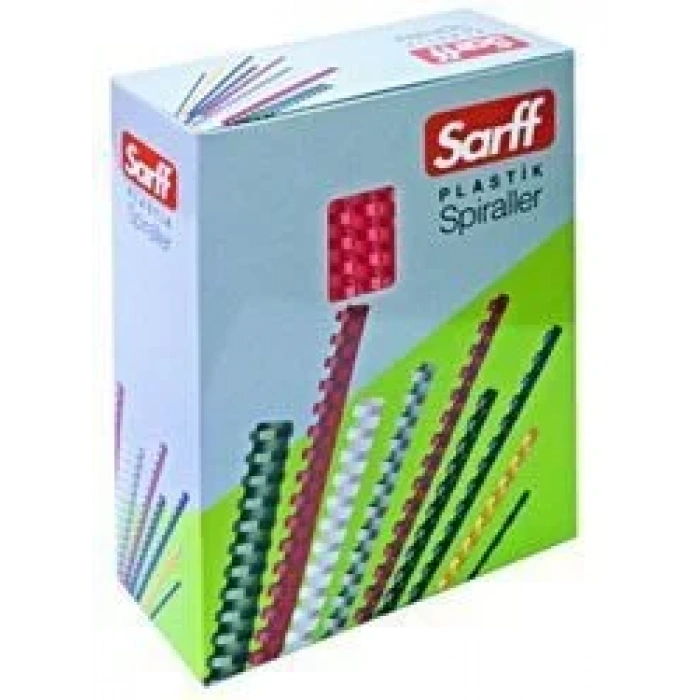 Sarff 12mm Plastik Spiral Mavi 100lü (40-60syf)