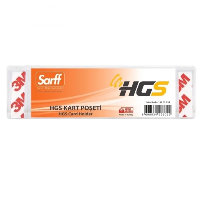 Sarff 12x4cm Hgs Kart Poşetleri - 25adet