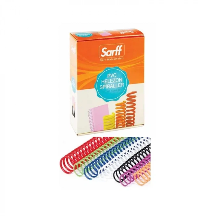 Sarff 8 Mm 4/1 Plastik Helezon Spiral Siyah 200lü 15210009