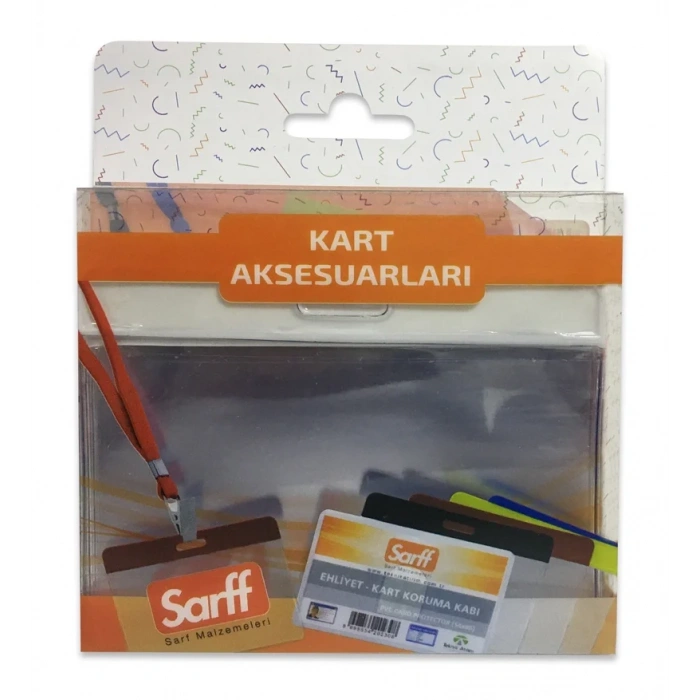 Sarff 9.5x7.5cm Beyaz Kart Poşeti Blister - 10adet