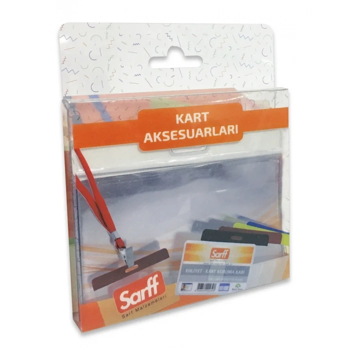 Sarff 9.5x7.5cm Beyaz Kart Poşeti Blister - 10adet