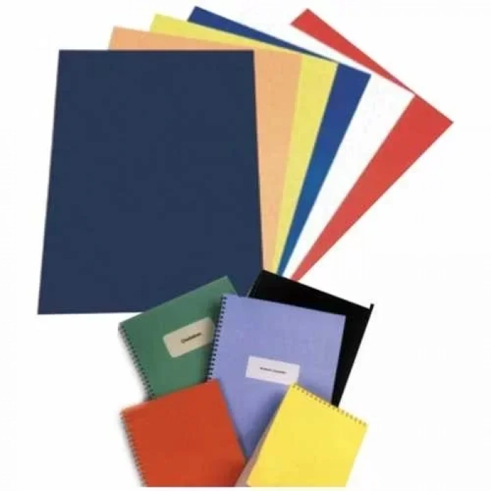 Sarff A4 Karton Deri Desenli Beyaz Cilt Kapağı (100 lü Paket)