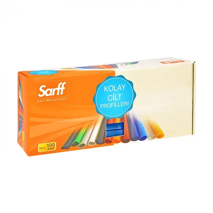 Sarff Geniş Dosya Sırtlığı 15mm Mavi 100lü (15203018)
