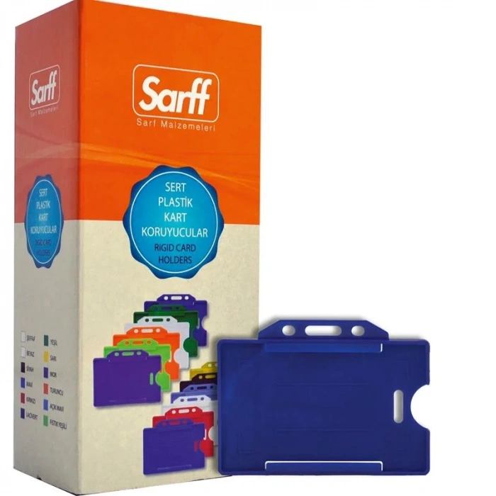 Sarff Lacivert Sert Kart Kabı - 50adet